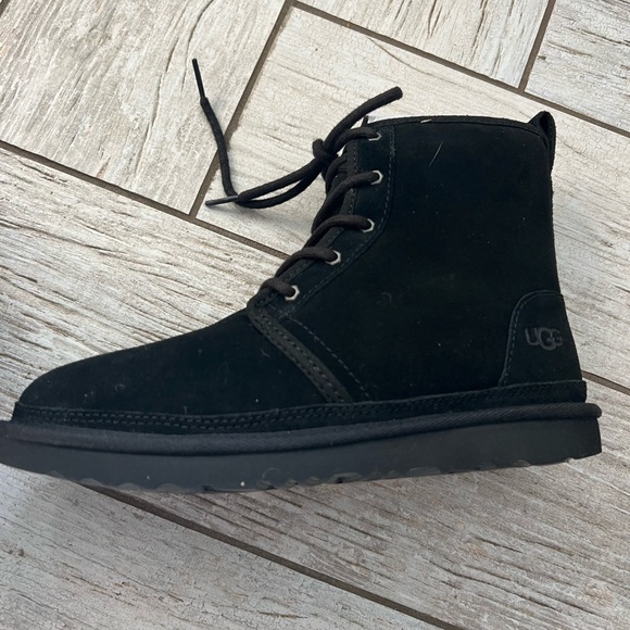 Black Lace-Up UGG NEUMEL Boots - Picture 3 of 5